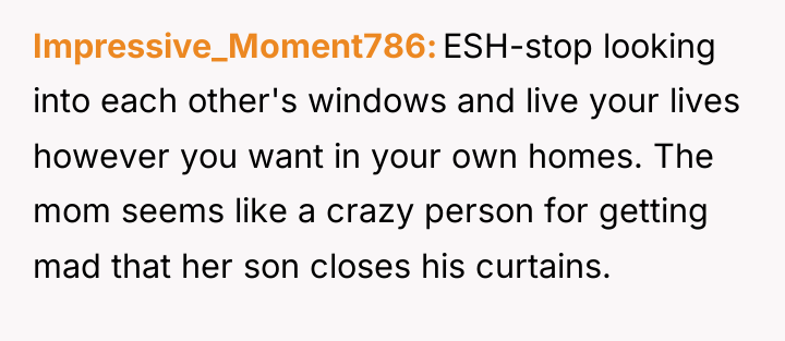 Impressive_Moment786 ESH-stop looking into each other's windows and live your...