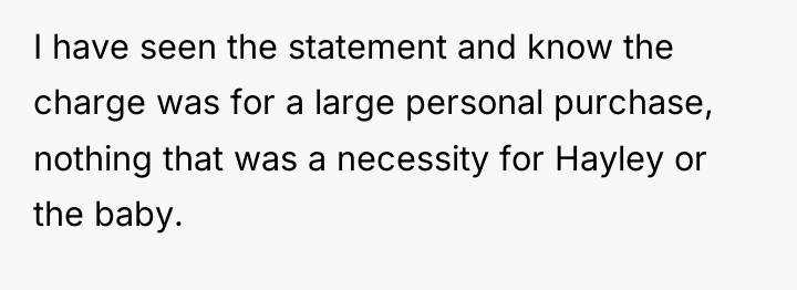 I have seen the statement and know the charge was...