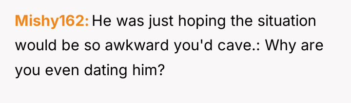 Mishy162 He was just hoping the situation would be so...
