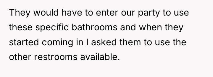 They would have to enter our party to use these...
