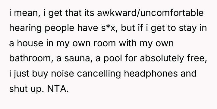 i mean, i get that its awkward/uncomfortable hearing people have...