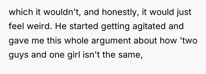 which it wouldn't, and honestly, it would just feel weird....