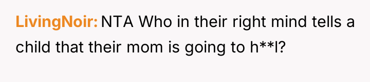 LivingNoir NTA Who in their right mind tells a child...