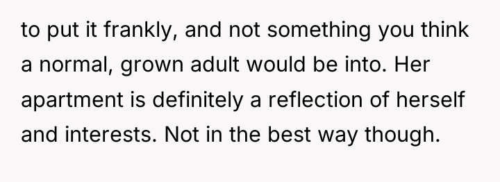 to put it frankly, and not something you think a...