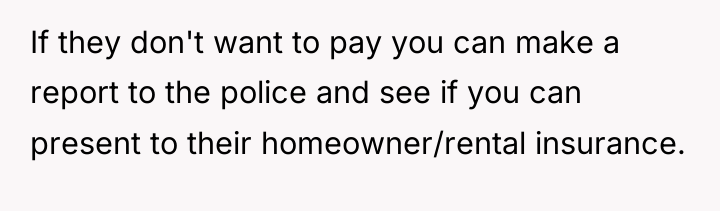If they don't want to pay you can make a...