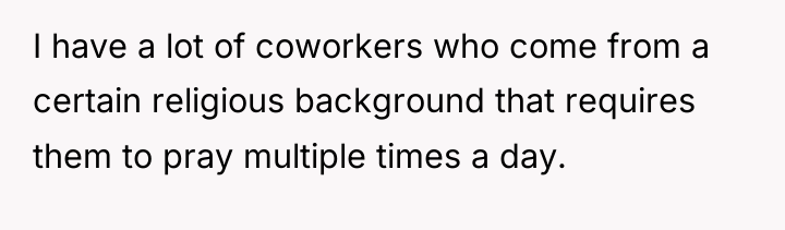 I have a lot of coworkers who come from a...