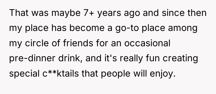 That was maybe 7+ years ago and since then my...