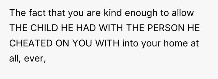 The fact that you are kind enough to allow THE...