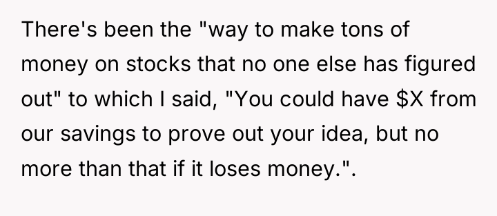 There's been the "way to make tons of money on...