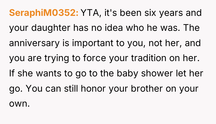 SeraphiM0352 YTA, it's been six years and your daughter has...