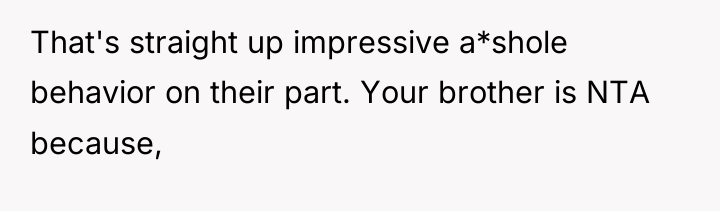 That's straight up impressive a*shole behavior on their part. Your...