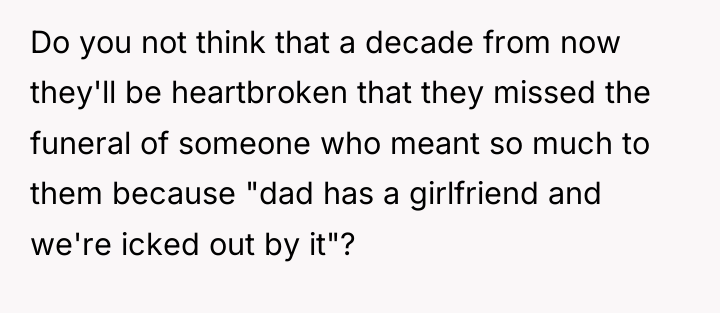 Do you not think that a decade from now they'll...