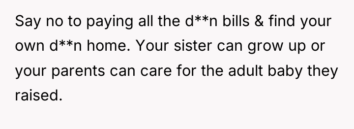 Say no to paying all the d**n bills & find...