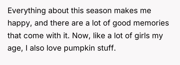 Everything about this season makes me happy, and there are...