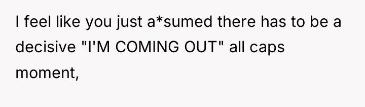I feel like you just a*sumed there has to be...