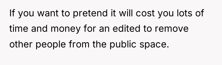 If you want to pretend it will cost you lots...