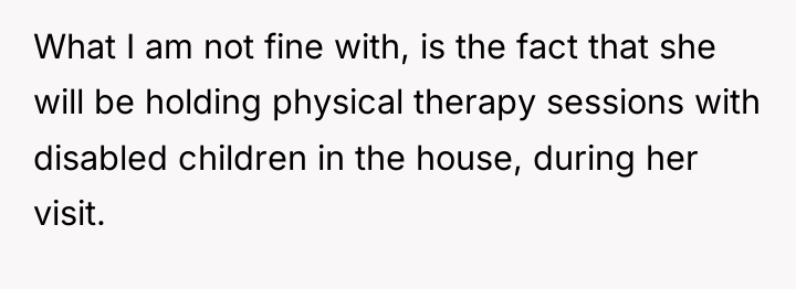 What I am not fine with, is the fact that...
