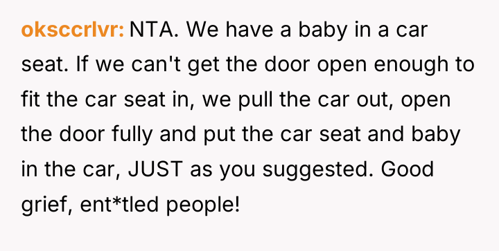 oksccrlvr NTA. We have a baby in a car seat....