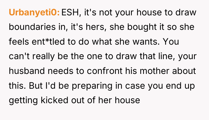 Urbanyeti0 ESH, it's not your house to draw boundaries in,...