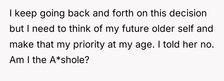 I keep going back and forth on this decision but...