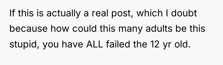 If this is actually a real post, which I doubt...