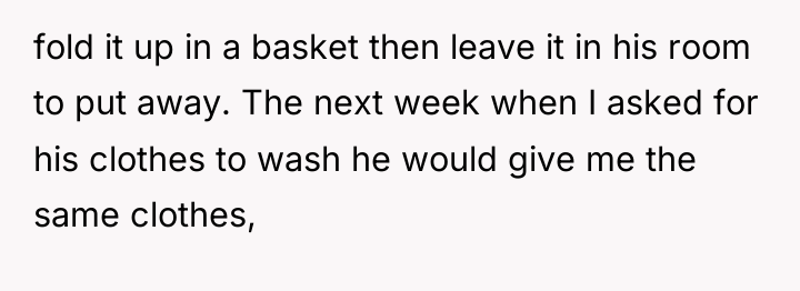 fold it up in a basket then leave it in...