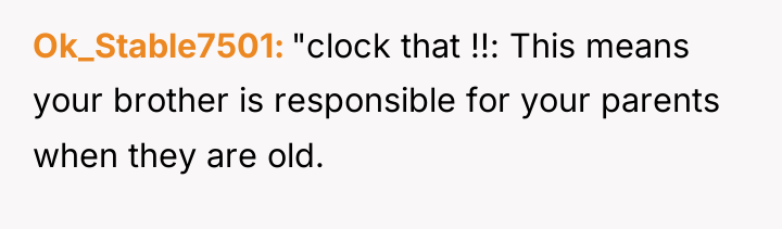 Ok_Stable7501 "clock that !!: This means your brother is responsible...
