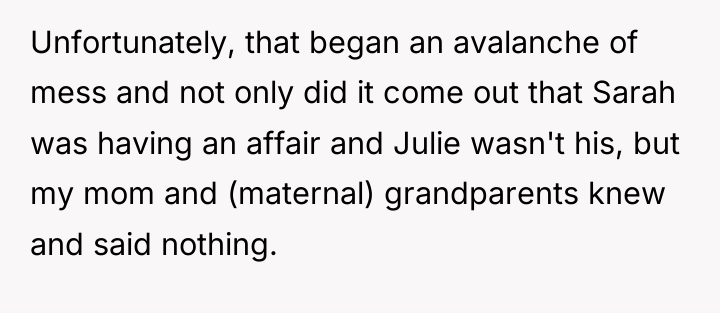 Unfortunately, that began an avalanche of mess and not only...