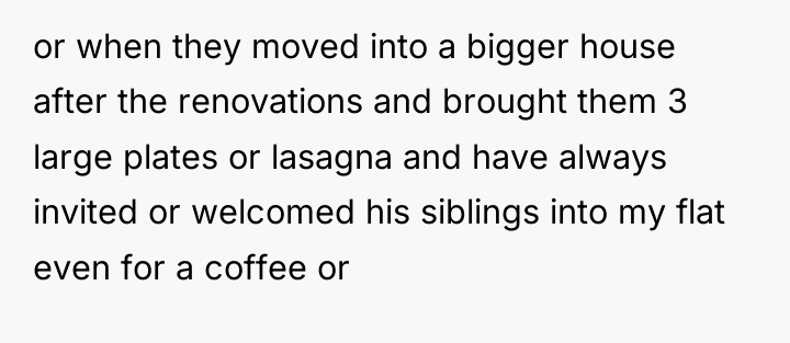 or when they moved into a bigger house after the...