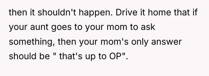 then it shouldn't happen. Drive it home that if your...