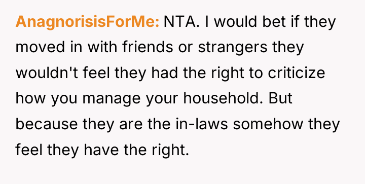 AnagnorisisForMe NTA. I would bet if they moved in with...