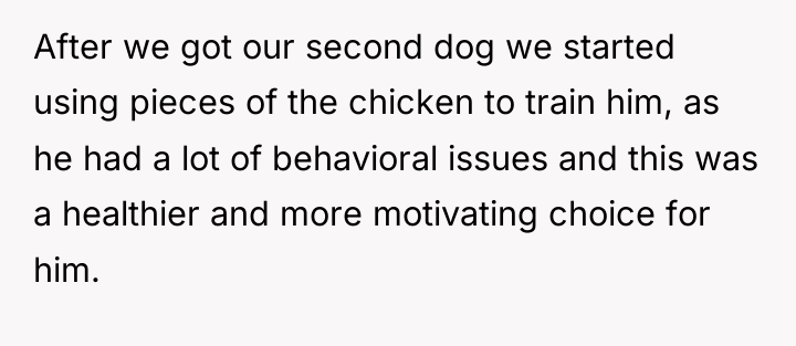 After we got our second dog we started using pieces...