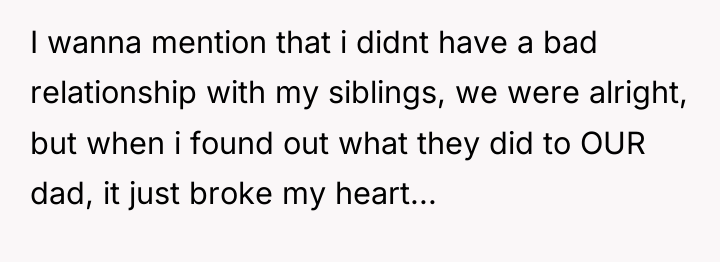 I wanna mention that i didnt have a bad relationship...