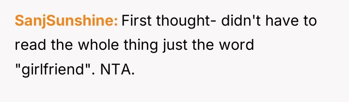 SanjSunshine First thought- didn't have to read the whole thing...