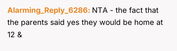 Alarming_Reply_6286 NTA - the fact that the parents said yes...