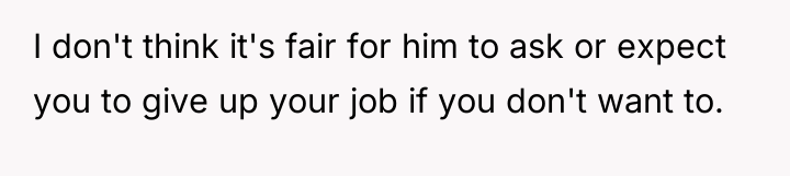 I don't think it's fair for him to ask or...