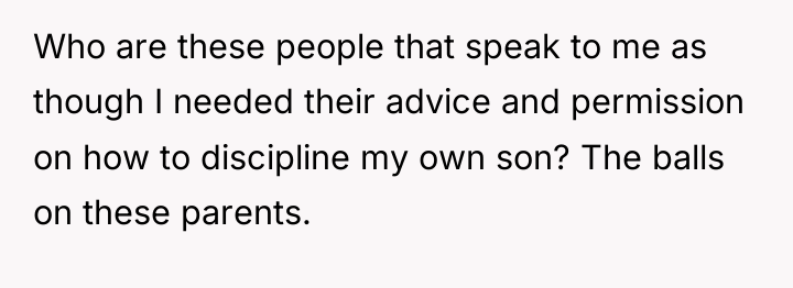 Who are these people that speak to me as though...