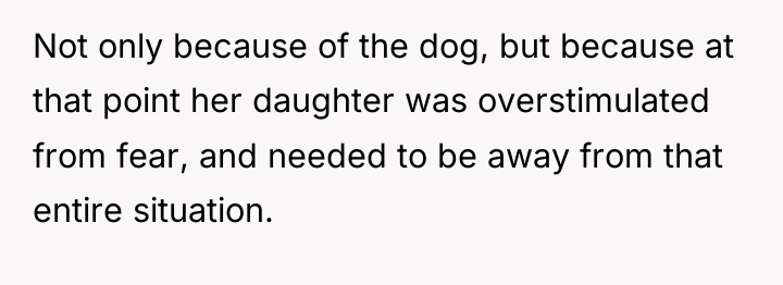 Not only because of the dog, but because at that...
