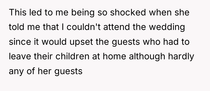 This led to me being so shocked when she told...