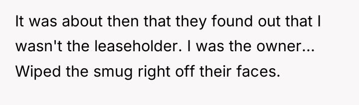 It was about then that they found out that I...