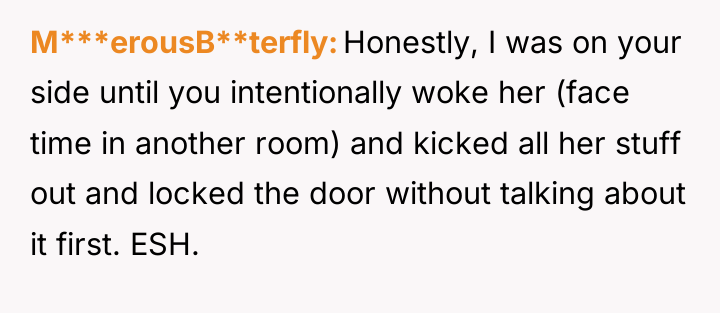 M***erousB**terfly Honestly, I was on your side until you intentionally...