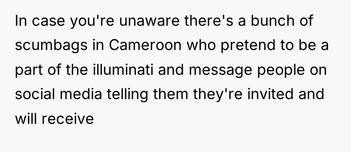 In case you're unaware there's a bunch of scumbags in...