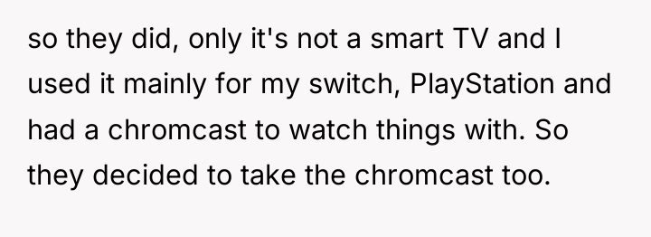 so they did, only it's not a smart TV and...