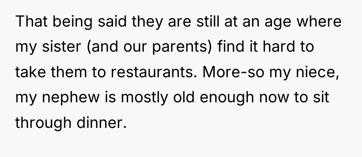 That being said they are still at an age where...