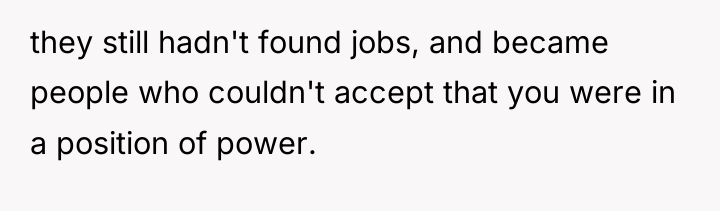 they still hadn't found jobs, and became people who couldn't...
