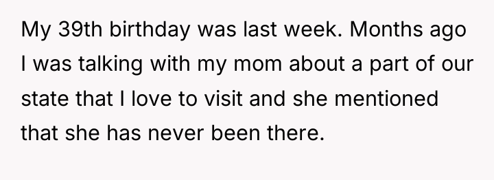 My 39th birthday was last week. Months ago I was...