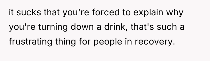 it sucks that you're forced to explain why you're turning...