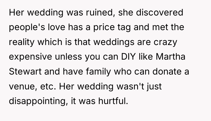 Her wedding was ruined, she discovered people's love has a...