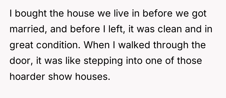 I bought the house we live in before we got...