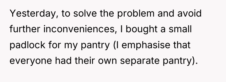Yesterday, to solve the problem and avoid further inconveniences, I...
